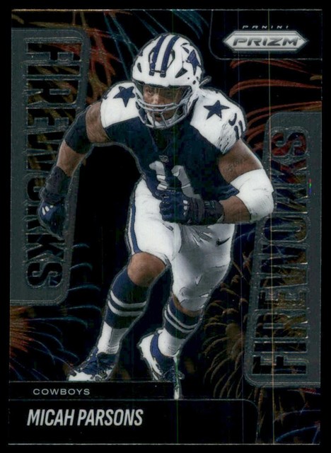 2025 Panini Prizm Micah Parsons Fireworks #18
