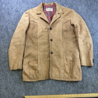 【60s】HERCULES SUEDE JACKET vintage sears Vintage Hercules Suede Leather Outerwear Sears Jacket Mens Size 40