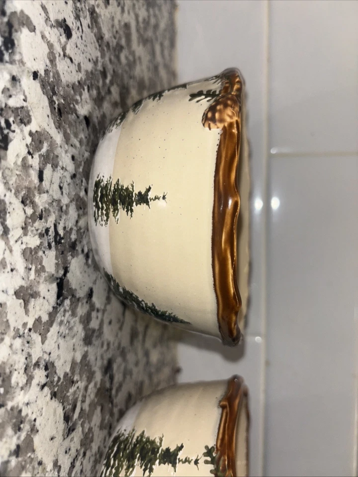 ST. NICHOLAS SQUARE SNOW VALLEY DIP BOWL (FOR DIP & SPREADER) 5” - Image 4 of 4