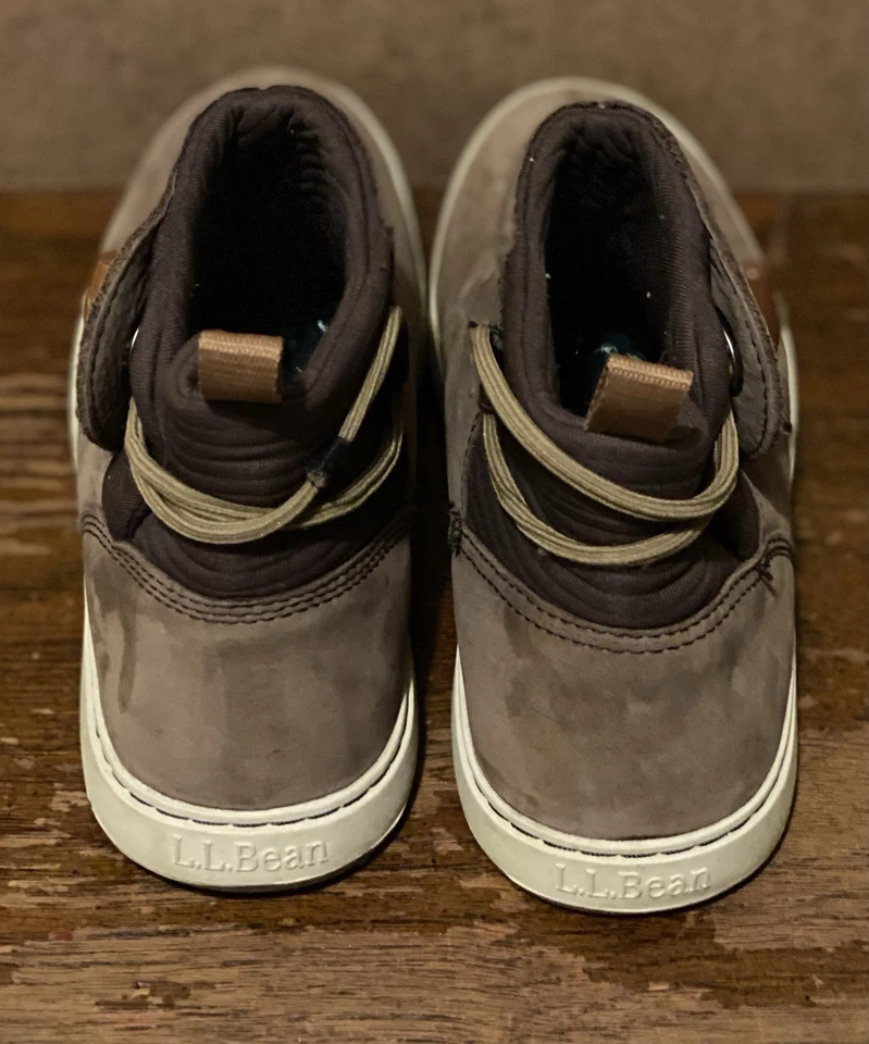 LL Bean Mountainside 8.5M Women’s Toggle Brown Leather Ankle Bootie Shoes - Image 4 of 4