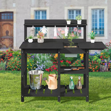 40.94 In. W X 47.24 In. H Black HDPE Weather-...