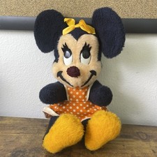 Vtg 60s MINNIE MOUSE WALT DISNEY CHARACTERS PLUSH CALIFORNIA STUFFED TOY