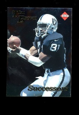 1998 Collector's Edge Successors #4 Tim Brown Oakland Raiders HOF Qty