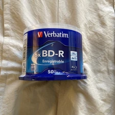 NEW Verbatim 98397 16x 25GB Blu-Ray 50/Pack