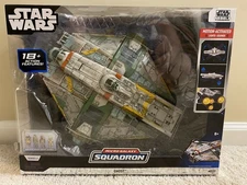 Star Wars Micro Galaxy Squadron Ghost Light & Sounds Playset w/ 4 Mini Figures