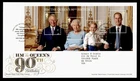 DR WHO 2016 GB FDC QEII 90TH BIRTHDAY S/S R61520