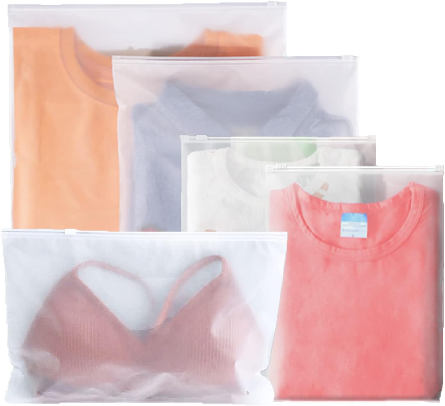 25 Piece Travel Ziplock Storage Bags Set Clothes Shoes Organiser Pouches UK