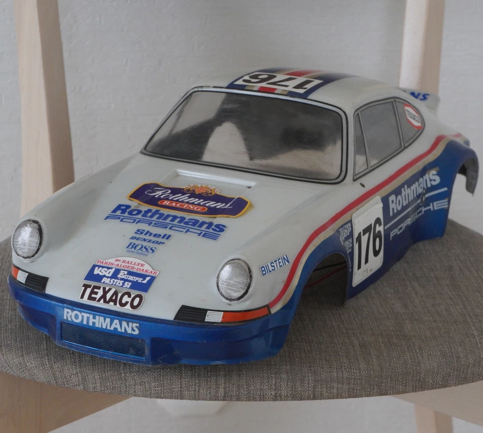 Tamiya RC Porsche 911 Carrera RSR 1/10 No.58571 Custom Painted 953 Paris Dakar - Image 2 of 4