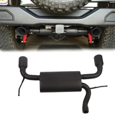 Exhaust Muffler System For 2007-2017 Jeep Wrangler JK 2/4Door Dual Axle Back