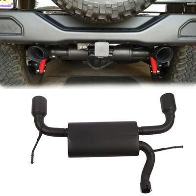 #ad Exhaust Muffler System For 2007 2017 Jeep Wrangler JK 2 4Door Dual Axle Back $141.55