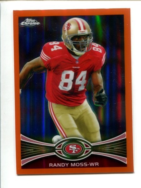2012 Topps Chrome Retail Orange Refractor #32 - Randy Moss 🏈