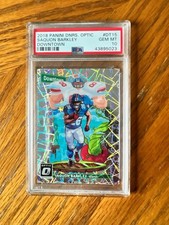 2018 Donruss Optic Downtown Saquon Barkley #DT-15 (RC) PSA 10