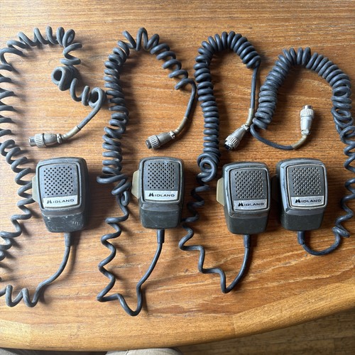 Midland 70-2301 CB Hand Held Dynamic Element Microphone 4 Pin 500 OHM Untested