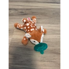 WubbaNub Amber Fawn Infant Pacifier Stuffed Animal Baby Deer By Mary Meyer
