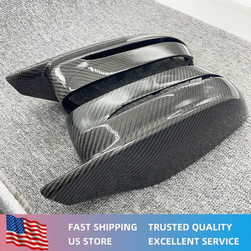 Real Carbon Fiber Side Mirror Cover Cap Fits For BMW 3er G20 4er G22/26 5er G30