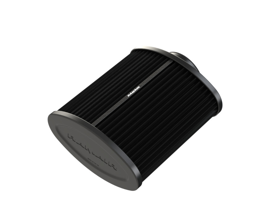 Ramair Performance Pleated Oval Induction Air Intake Filter - 70mm ID (2.7inch)
