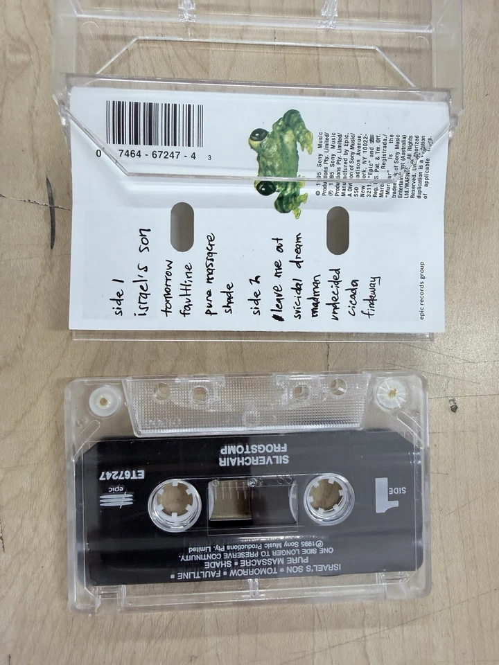 Silverchair "Frogstomp" Album Epic ET 67247 (1995) Cassette Tape - Image 4 of 4