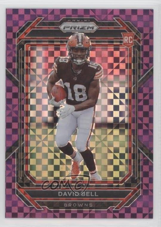 2022 Panini Prizm Rookies Purple Power Prizm /49 David Bell #334 Rookie RC