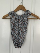 Bailey  s Blossoms floral leotard 4T bottom snaps