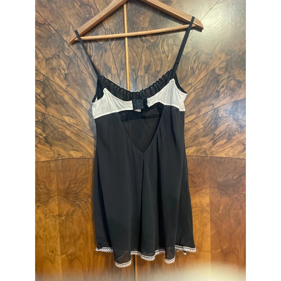 Vintage Y2K VICTORIA'S SECRET 2002 Milkmaid Babydoll 100% Silk Chemise Nightie L - Image 3 of 4