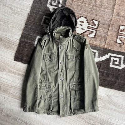 Diesel Y2K Herren Military Größe M Jacke Army Grün Khaki M 65 Style
