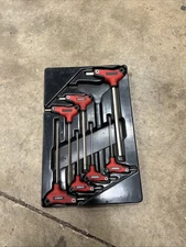 Sunex T Handle, Hex, Metric Hex Key Set 7 Piece Missing 8 Mm