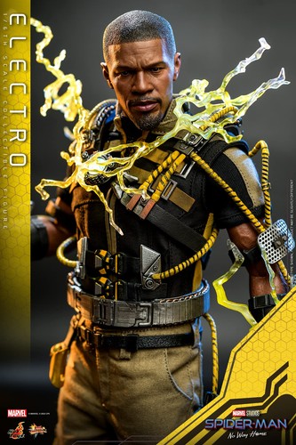 Movie Masterpiece Spider-Man No Way Home Electro Action Figure MMS664 Hot Toys - Picture 8 of 9