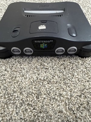 Nintendo 64 System 32MB Home Console - Charcoal Gray