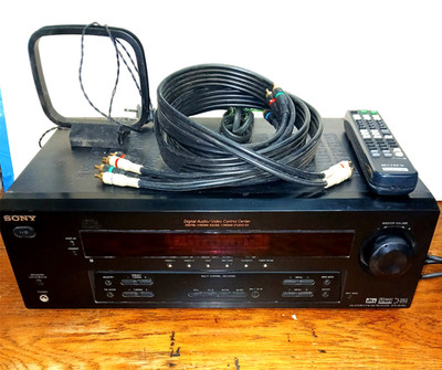 Sony STR-DE595 Home Theater Stereo Receiver 5.1 Tested Working
