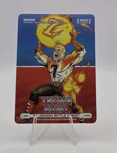 2026 Bo Jackson Battle Arena Tecmo Bowl - Boom (Boomer Esiason) FIRE Logofoil SP