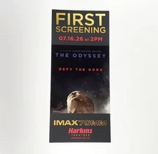 The Odyssey 70mm IMAX First Screening Commemorative Ticket Harkins