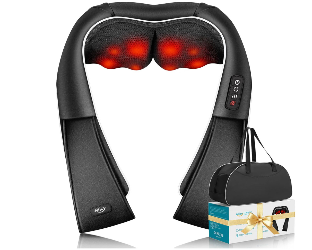 ALLJOY Massaggiatore Cervicale Premium: Design 4D e Shiatsu