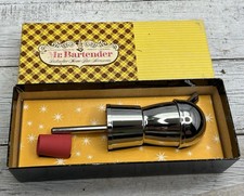 Vintage MCM Mr. Bartender 1 Pour Jigger Barware 1A101 Bar NOS Original Box AS-IS