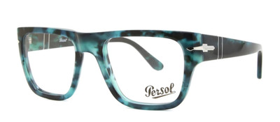 Persol Reading Glasses 3348-V 1211 55-20 145 Blue Tortoise Square Frames Readers