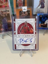 2023-24 Panini National Treasures - National Archives Ink B.J. Armstrong...