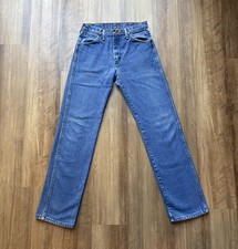 VTG 70s Wrangler 13MWZ Jeans Mens Tag 30x33 (27x31) Scoville Cowboy Cut USA Made