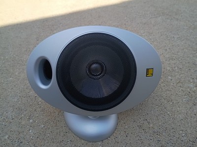 KEF KHT Silver SP3375 2005.2 Egg Satellite Surround Speaker - TESTED NICE!