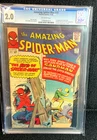 1964 MARVEL COMICS #18 - AMAZING SPIDER MAN - THE END OF SPIDERMAN - CGC 2.0