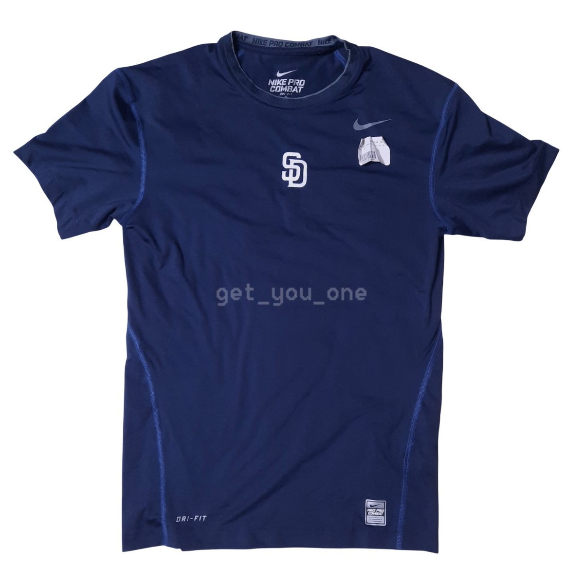 NWOT Nike San Diego Padres Pro Combat Compression Shirt Navy XL | eBay
