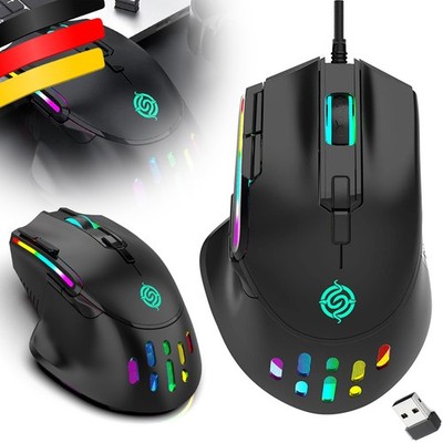 Funk Maus Gaming Kabellos USB für PC, Laptop, Computer Wireless Mouse USB