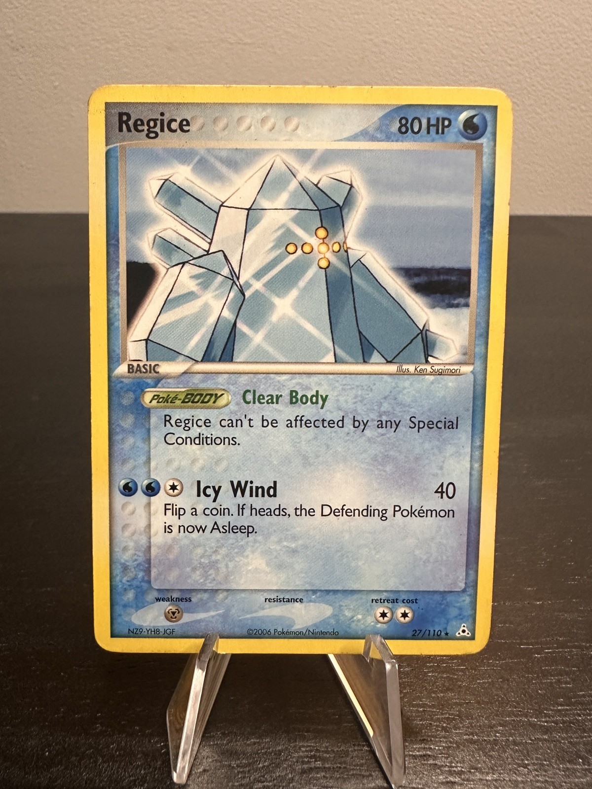 Regice 27/110 Holon Phantoms Regular Pokemon TCG - NM
