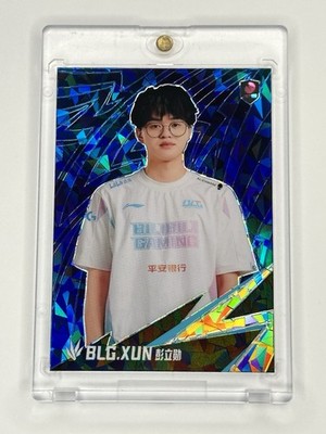 2023 Buffun Origends LPL BLG Xun /25 Blue Sapphire Parallel Portrait League LoL