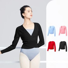 Ballet Sweater Ballet Tops Woman Dance Winter Warm Knitwear Girls Knitted Coat