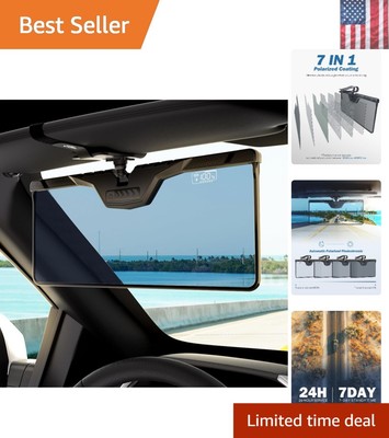 Auto Polarized Sun Visor Extender for Car, Smart LCD Screen, Color-Changing,I...