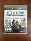 Metal Gear Solid HD Collection Sony Playstation 3 PS3