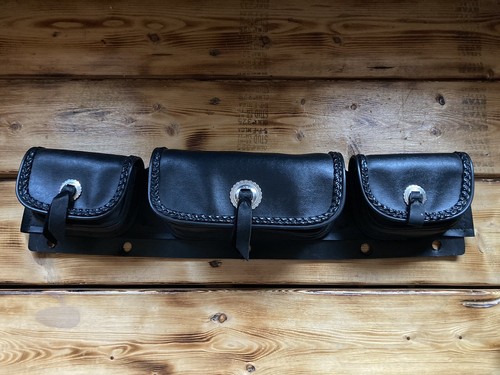 Hopnel Signature Series 3 Pocket Pouch Windshield Bag Harley Davidson Suzuki Etc