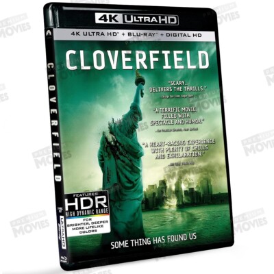 NEW Cloverfield (2008) 4K Ultra HD Blu-ray 2-Disc US Release w/Lizzy Caplan