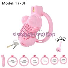 2025 Male Cobra Chastity Cage Device Sissy Breathable Resin Invisible Lock Ring
