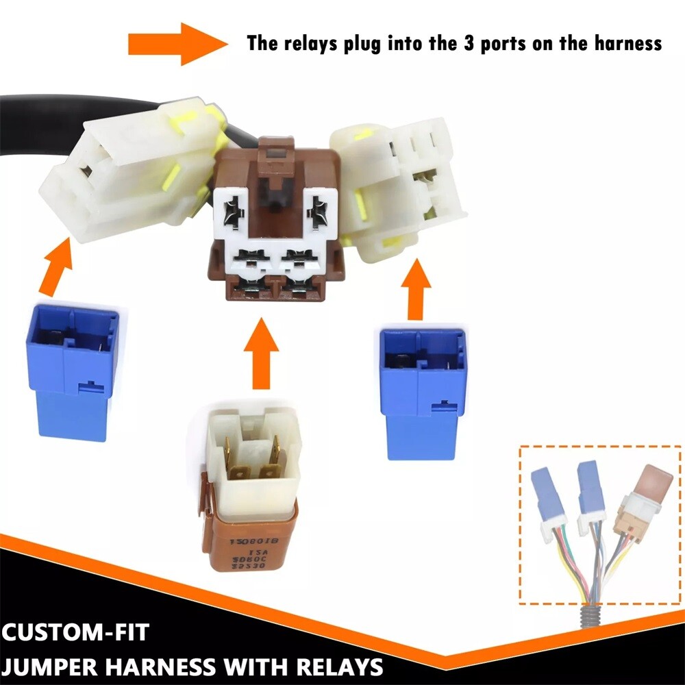t Trailer 4-pole Wiring Harness Plug and Play Fit For 2009
