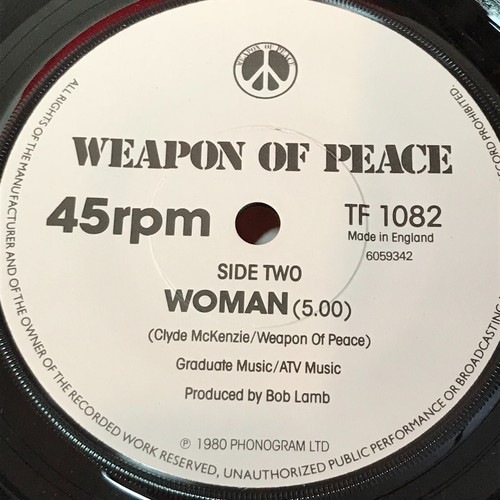WEAPON OF PEACE Children Of Today 1980 UK 7" vinyl single woman original 45 - Picture 3 of 4